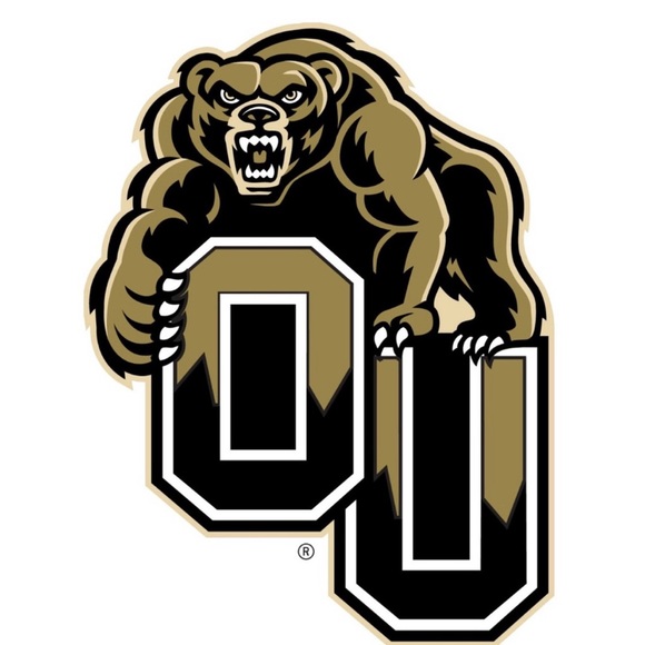 Oakland University Golden Grizzlies Men’s Black Mesh Shorts - Picture 12 of 13